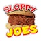 Signmission Sloppy Joes Decal Concession Stand Food Truck Sticker, 12" x 4.5", D-DC-12 Sloppy Joes19 D-DC-12 Sloppy Joes19 - alternate 1